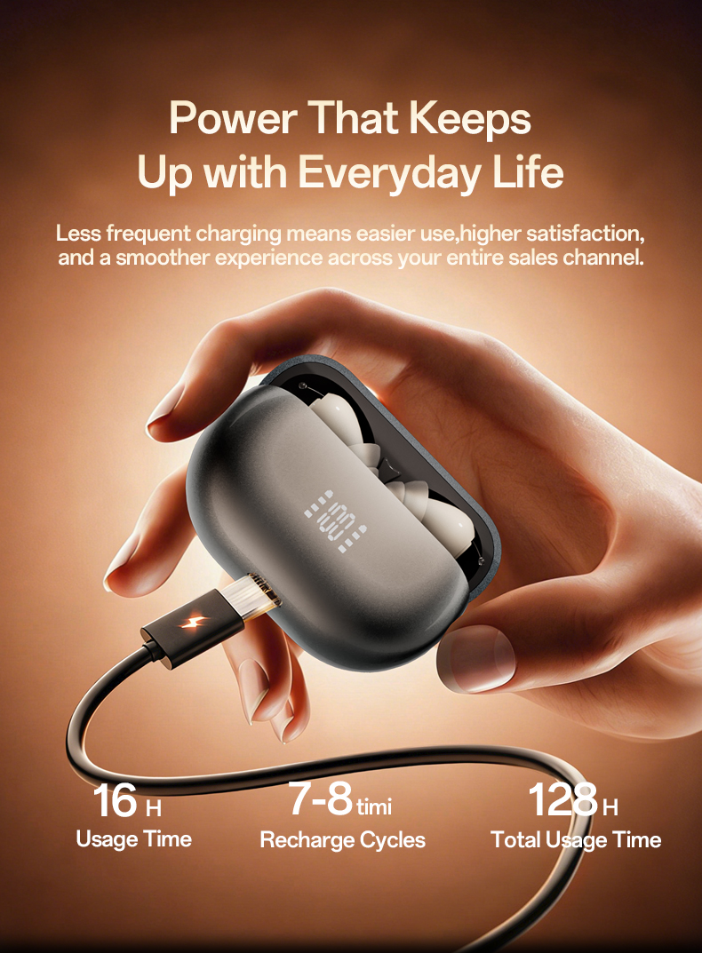 GM-955 rechargeable CIC hearing aid battery system