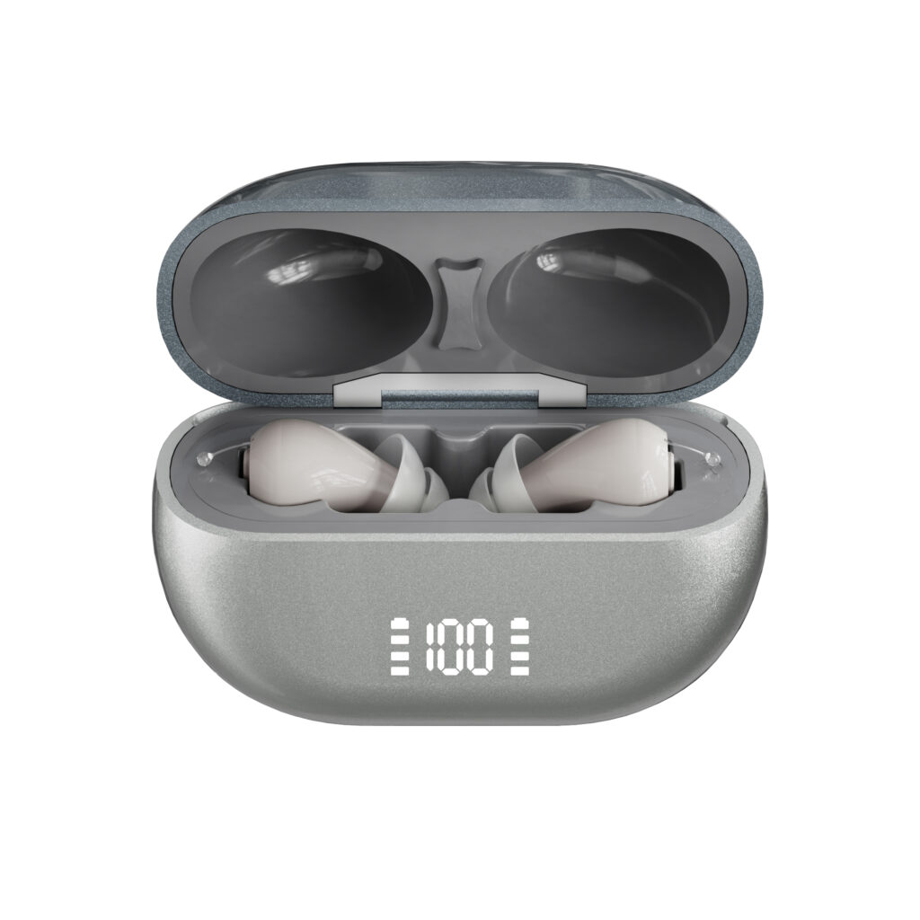 Goodmi GM-955 completely-in-canal rechargeable hearing aid with smart UV charging case for wholesale