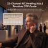 GM-322 (3U3) APP 32-channel RIC hearing aid design and fit GM-322 (3U3) APP 32-channel RIC hearing aid with receiver wire and silicone dome for product evaluation