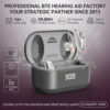 GM-321 hearing aid charging case showing an internal drying compartment