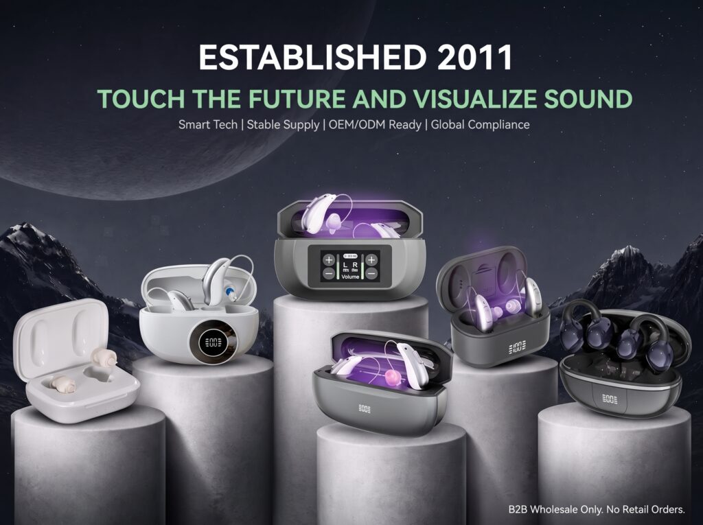 Goodmi digital OTC hearing aids compared with traditional legacy hearing aid brands for B2B sourcing